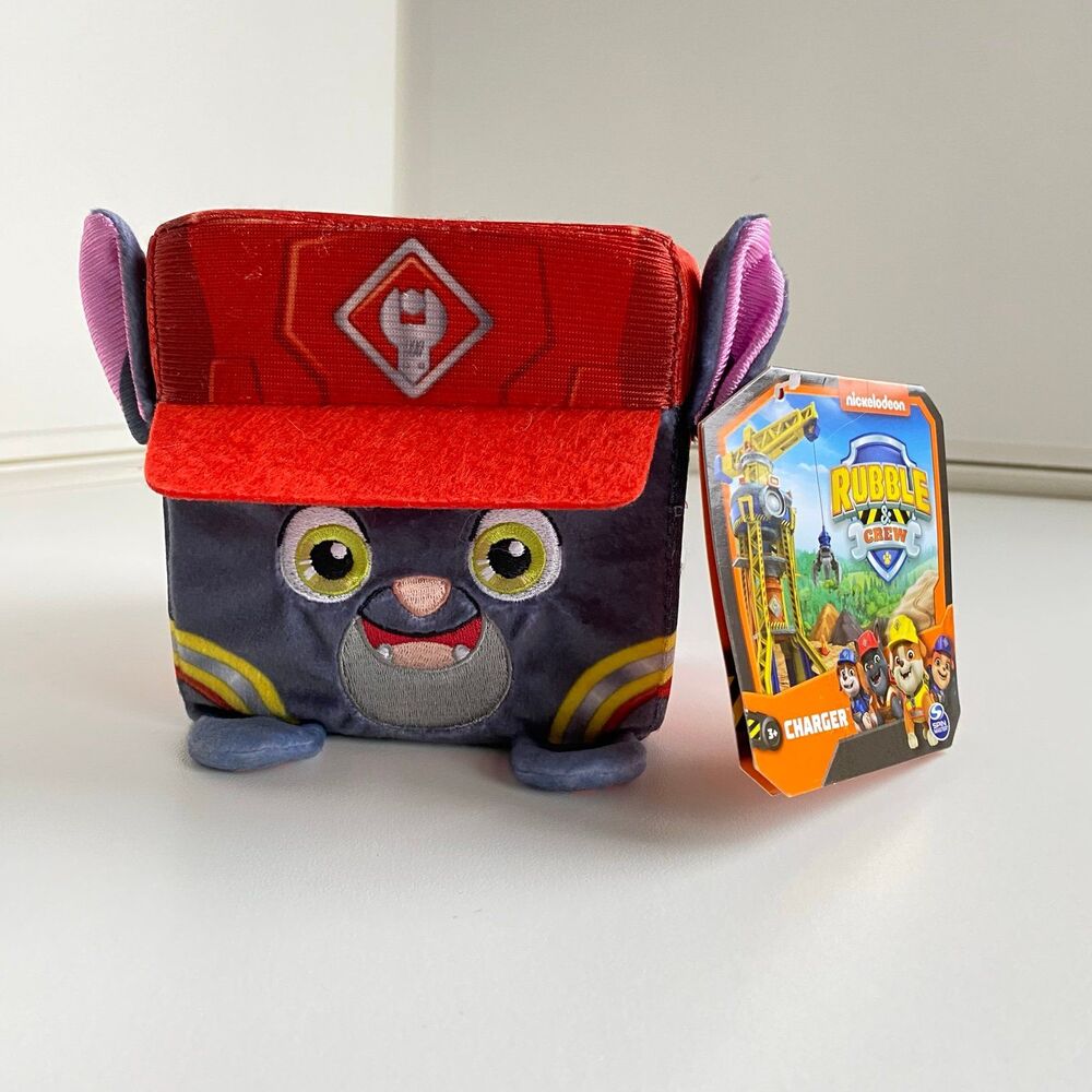 Paw Patrol Rubble & Crew Charger Cube Plush Nickelodeon New with‎ Tag 2022